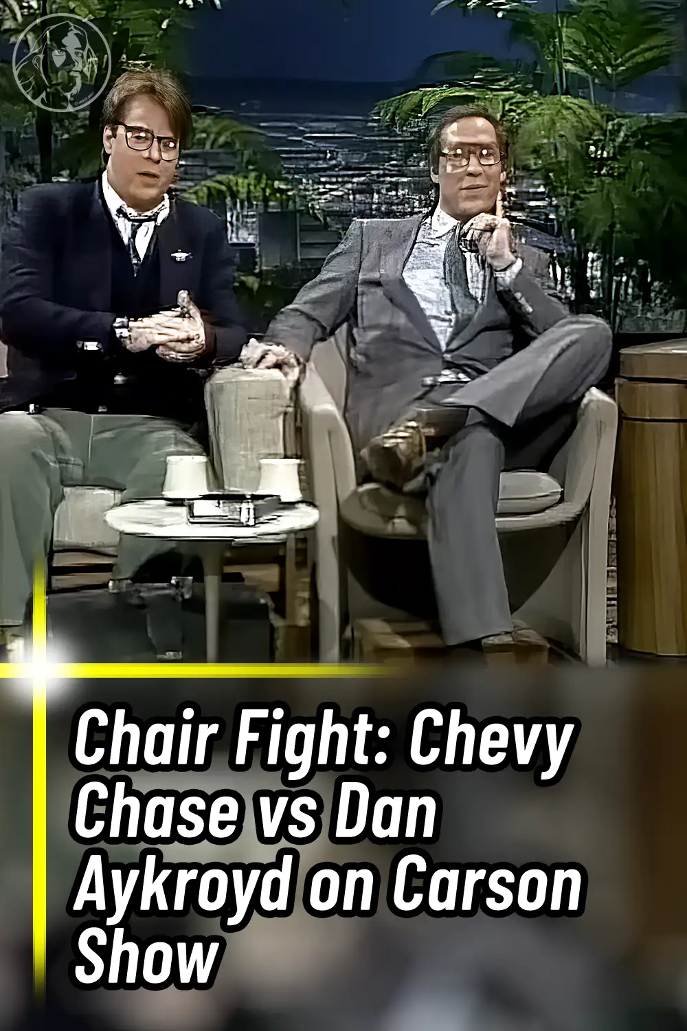 Chair Fight: Chevy Chase vs Dan Aykroyd on Carson Show
