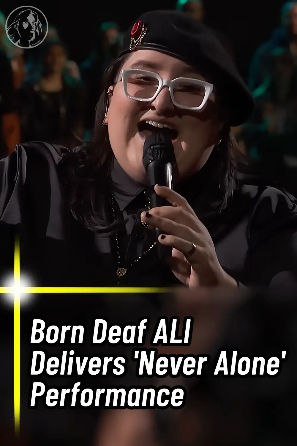 Born Deaf ALI Delivers \'Never Alone\' Performance