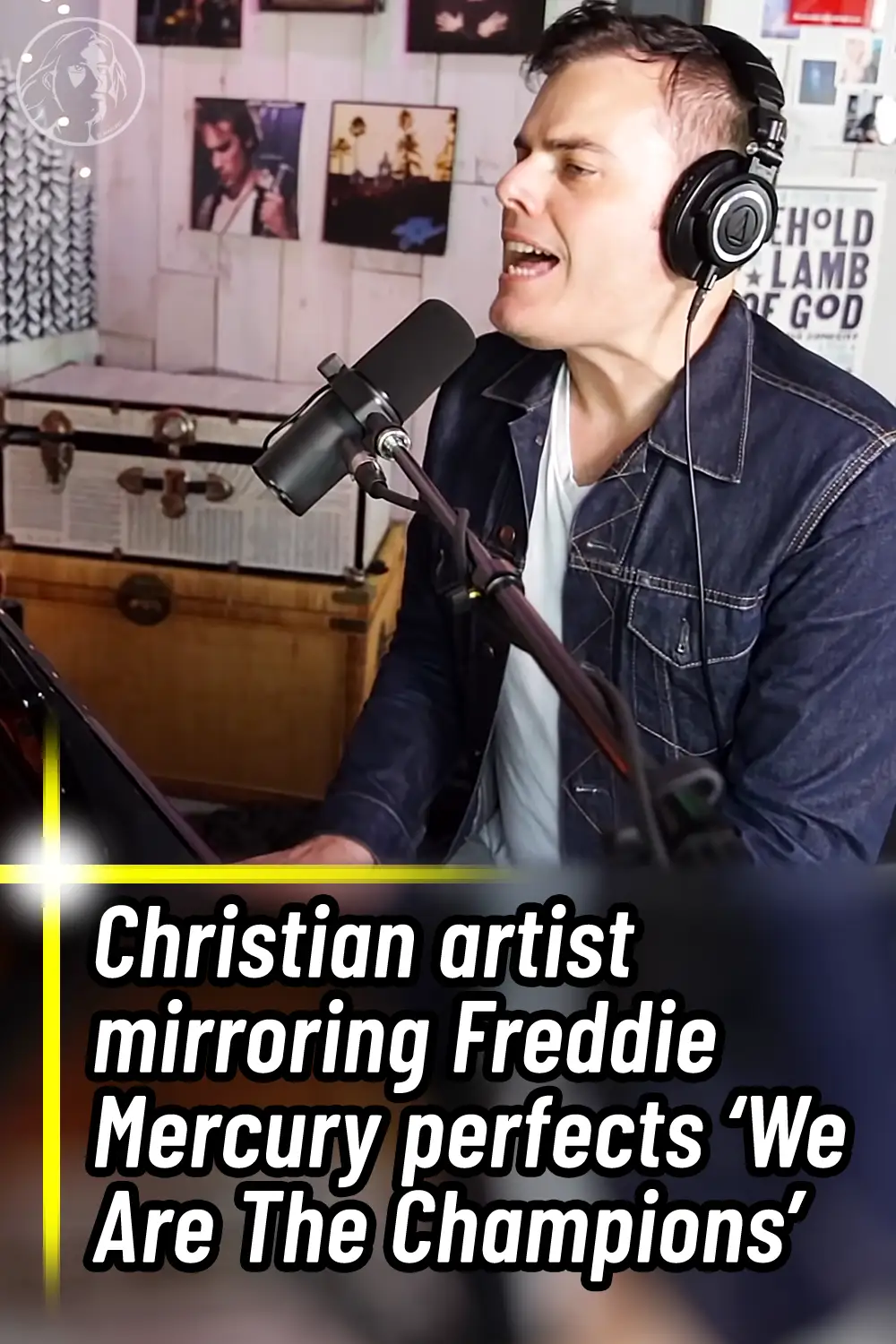Christian artist mirroring Freddie Mercury perfects ‘We Are The Champions’