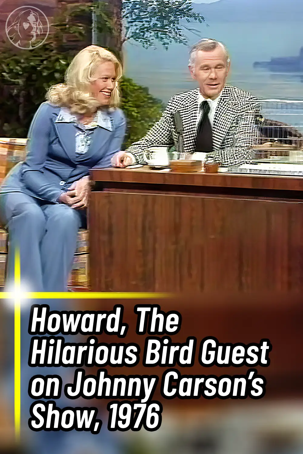 Howard, The Hilarious Bird Guest on Johnny Carson\'s Show, 1976