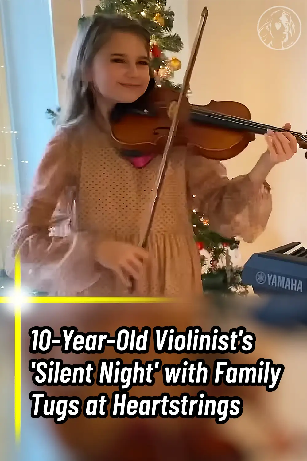 10-Year-Old Violinist\'s \'Silent Night\' with Family Tugs at Heartstrings