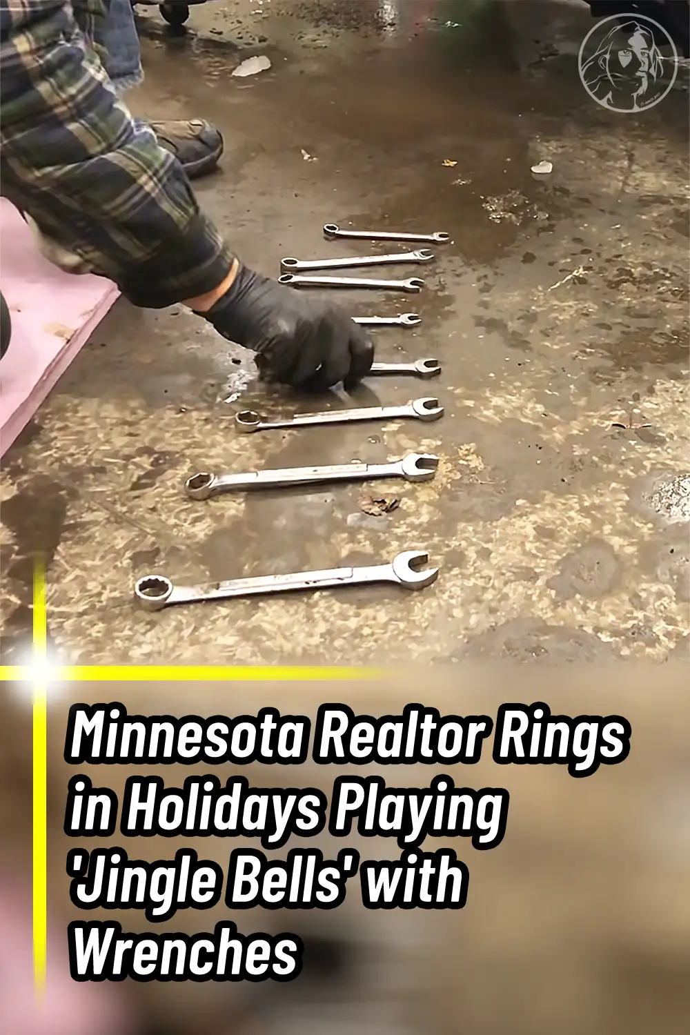 Minnesota Realtor Rings in Holidays Playing \'Jingle Bells\' with Wrenches