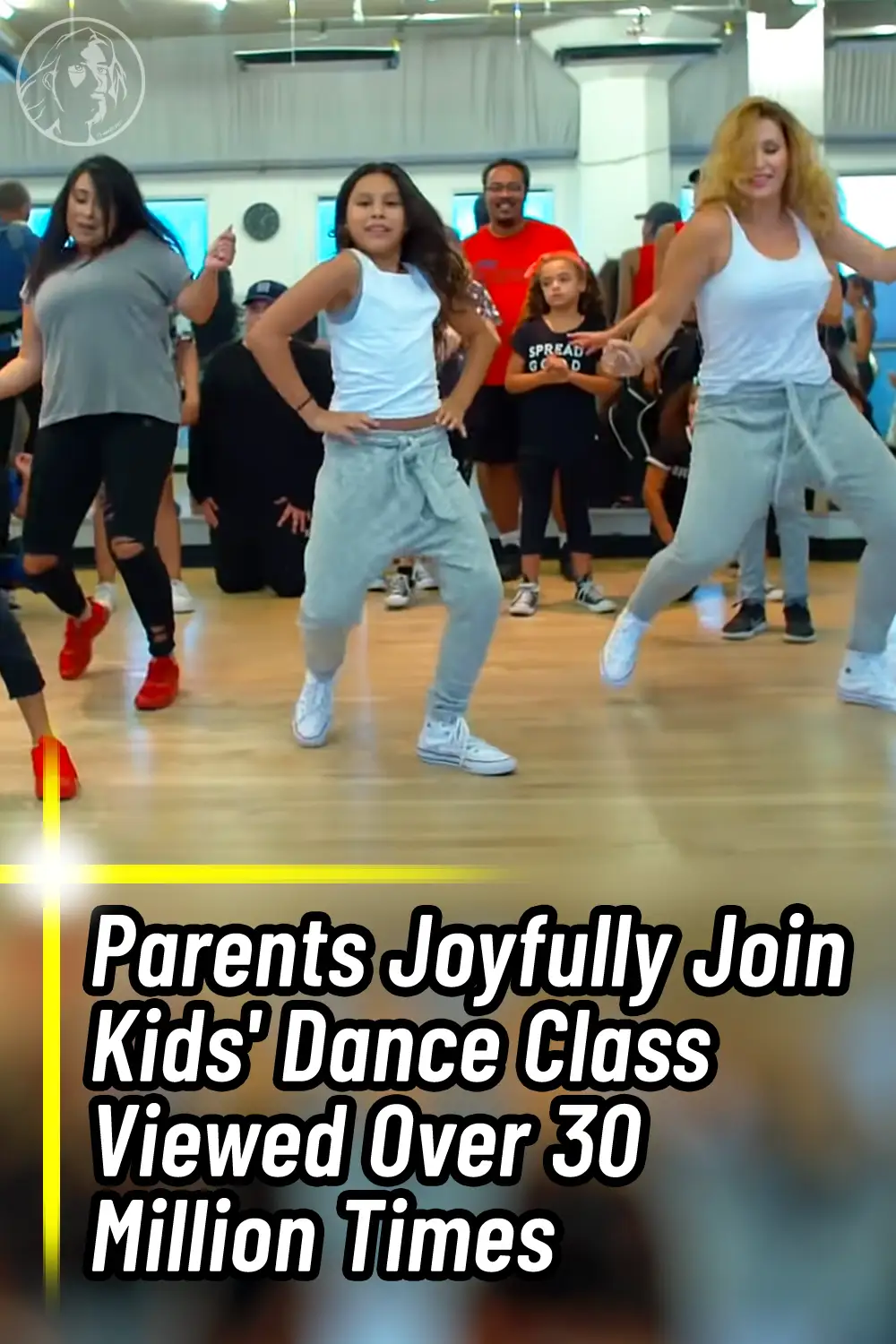 Parents Joyfully Join Kids\' Dance Class Viewed Over 30 Million Times
